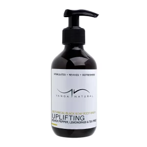 Uplifting Black Soap Bodywash With Black Pepper, Lemongrass & Tea Tree